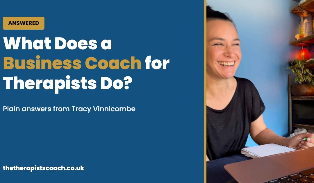 What Does a Business Coach for Therapists Do?